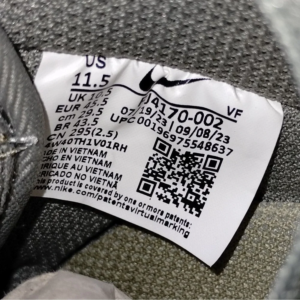 Nike Air Force 1 07 LV8 Dark Stucco Medium Olive Mens 11.5 Athletic Shoes Casual